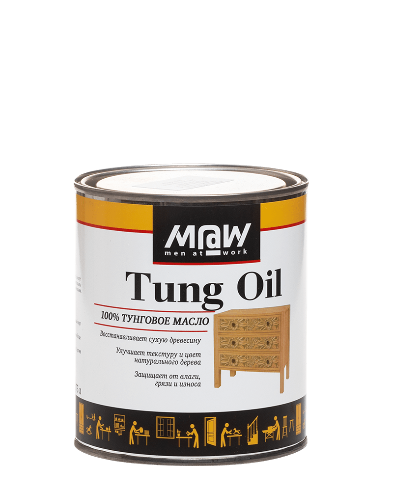 Тунговое масло Men at Work TUNG OIL 0,75 л
